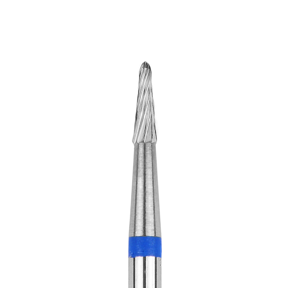 Karbidová frézka na nehty - Kužel - modrá - 1.8 mm
