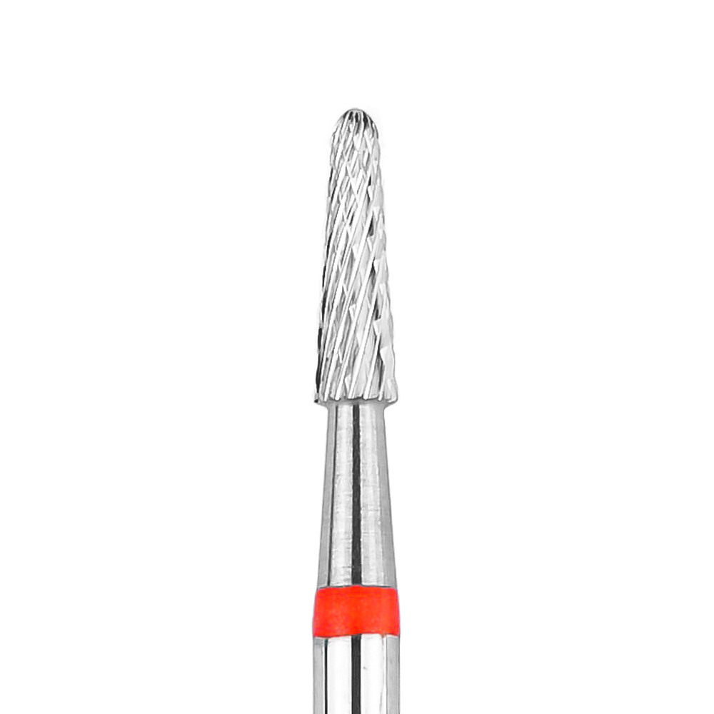 Karbidová frézka na nehty - Tyčinka - červená - 2.3 mm 