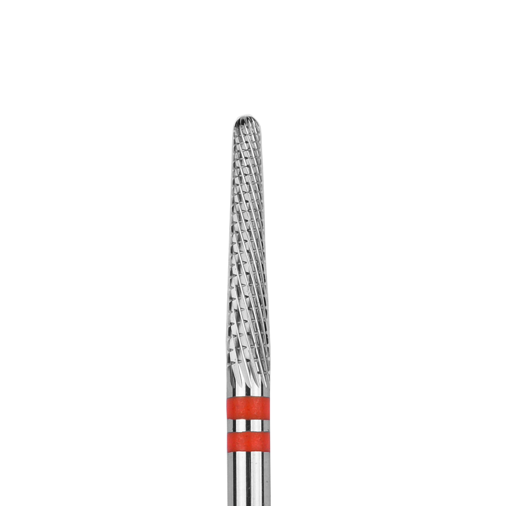 Karbidová frézka na nehty - Tyčinka - červená II - 2,3 mm